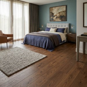 PARQUET PREFINITI - Rovere 1 Strip - Anticato Cognac - Verniciato Opaco - Spazzolato-3